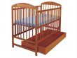 Postýlky Drewex Kuba 5 teak se šuplíkem Postýlky Drewex Kuba 5 teak se šuplíkem