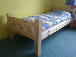 Zvětšit Postel Max 90/200 cm + matrace + rošt zdarma Zvětšit Postel Max 90/200 cm + matrace + rošt zdarma