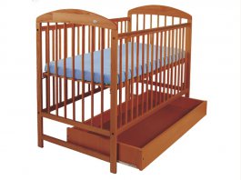 Zvětšit Postýlky Drewex Kuba 5 teak se šuplíkem