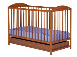 Zvětšit Postýlka Drewex Kuba II teak se šuplíkem