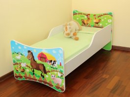 Zvětšit Postel Farma + matrace + prostěradlo