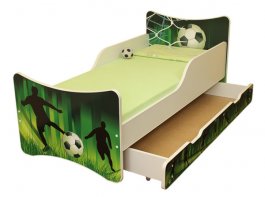 Zvětšit Postel se šuplíkem Fotbálek + matrace PUR Zvětšit Postel se šuplíkem Fotbálek + matrace PUR