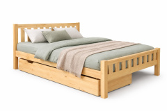 160x200 postele z masivu borovice