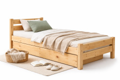 90x200 postele z masivu borovice