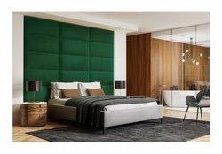 Čalouněný panel Classic 3 cm - zelená 08