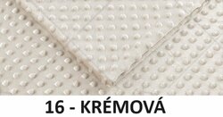 Dětský čalouněný panel MINKY - krémová