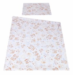 Povlečení do postýlky 120/90 cm - mazlíčci béžoví