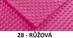 Dětský čalouněný panel MINKY - růžová