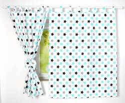 Dětské závěsy 120x160 cm - hvězdné nebe 