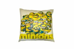 Dětský povlak na polštář 40x40 cm - Mimoni / krém