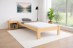 Zvýšená postel Celle 90/200 cm z masivu+rošt ZDARMA