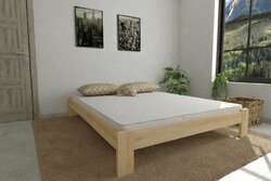 Postel z masivu borovice Adam 120x200 cm + rošt ZDARMA