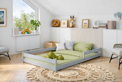 Dětská montessori postel Axel 140x200 cm + rošt ZDARMA 