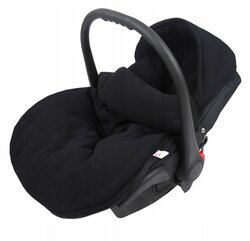 Lehký fusak z mušelínové bavlny / černá