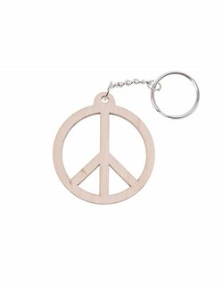 Přívěsek na klíče 5,5 cm - Hippie