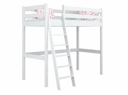 Jednolůžková patrová postel Betty bílá s roštem ZDARMA