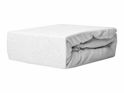 Prostěradlo froté LUX s gumkou 120/60 cm - bílá