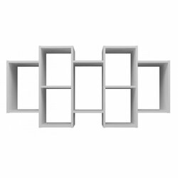 Police závěsná Helios - bílá