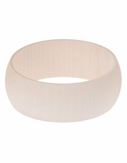 Dřevěný náramek oblý - šířka 3 cm