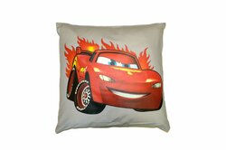 Dětský povlak na polštář 40x40 cm - Car / šedá