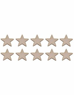 Dekorační sada 10KS HVĚZDIČEK 1x1 cm