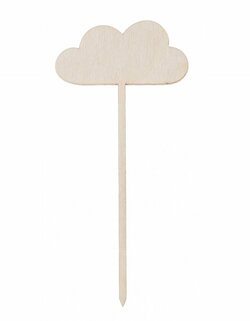 Dřevěné zapichovátko -  Mrak