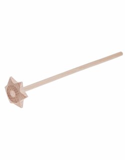 Přírodní dřevěná kuchyňská kvedlačka 30 cm