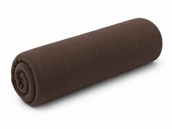 Froté prostěradlo s gumkou 90/200 cm ECONOMY - bronz