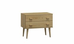 Komoda z masivu borovice Nord K1/2S 79/58,5/42 cm / přírodní