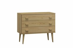 Komoda z masivu borovice Nord K1/3S 59/75/42 cm / přírodní Komoda z masivu borovice Nord K1/3S 59/75/42 cm / přírodní