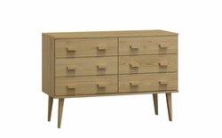 Komoda z masivu borovice Nord K2/3S 175/75/42 cm / přírodní Komoda z masivu borovice Nord K2/3S 175/75/42 cm / přírodní