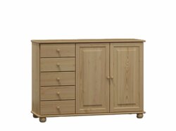 Komoda z masivu borovice KN38 118/85/42 cm Komoda z masivu borovice KN38 118/85/42 cm