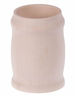 Dřevěný pohárek z lípového dřeva - objem 330 ml