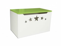Box na hračky - hvězdy zelené