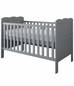 Postýlka 140/70 cm Inge - šedá - 3v1 