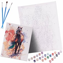 Malování podle čísel - kůň Malování podle čísel - kůň