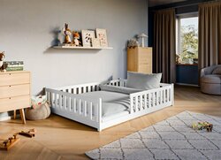Postel Reno 140/200 cm + rošt ZDARMA bílá