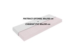 Matrace Optimal Comfort 80x200x10 cm + PVC chránič Matrace Optimal Comfort 80x200x10 cm + PVC chránič