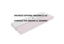 Matrace Optimal Comfort 90 x 200 x 15 cm + PVC chránič Matrace Optimal Comfort 90 x 200 x 15 cm + PVC chránič
