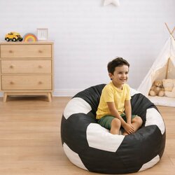 Sedací vak fotbalový míč 300L, 80 cm XL nr.08