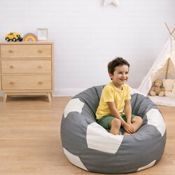 Sedací vak fotbalový míč 300L, 80 cm XL nr.09