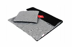 Polštářek + deka do kočárku minky - nr.107