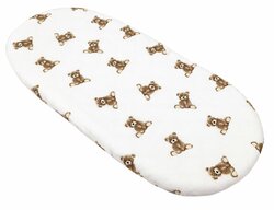 Mušelínové prostěradlo do kočárku / medvídci