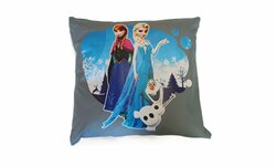 Dětský povlak na polštář 40x40 cm - Frozen / šedá