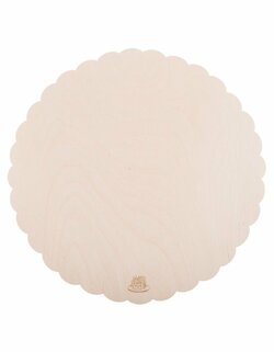 Dřevěná podložka pod dort silná - 35 cm