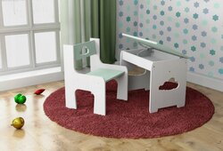 Dětský stoleček s židličkou mráček máta Dětský stoleček s židličkou mráček máta