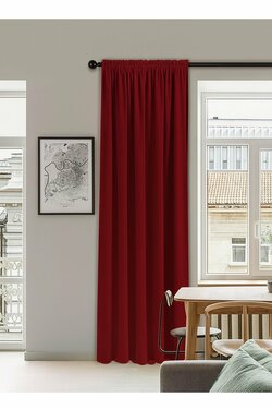 Závěs Panama 140/250 cm s gumkou - bordó