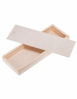 Přírodní dřevěná krabička - 11x30x3,5 cm Přírodní dřevěná krabička - 11x30x3,5 cm