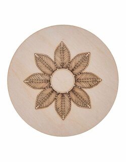 Dřevěný servírovací podtácek - vzor 1