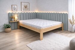 Čalouněný panel Plot 5 cm - popelová 16